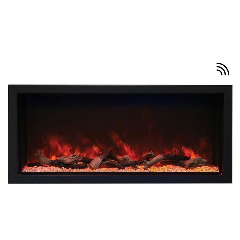 Amantii Panorama XT Lumina 50-Inch Indoor/Outdoor Smart Electric Fireplace (BI-50-DEEP-XT-LUMINA)
