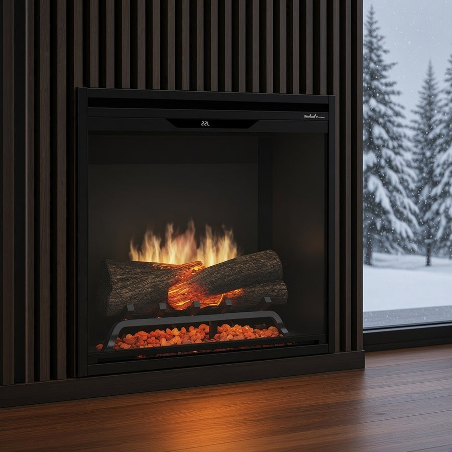 Dimplex Revillusion 30" Electric Firebox with Adjustable Flame Base Color