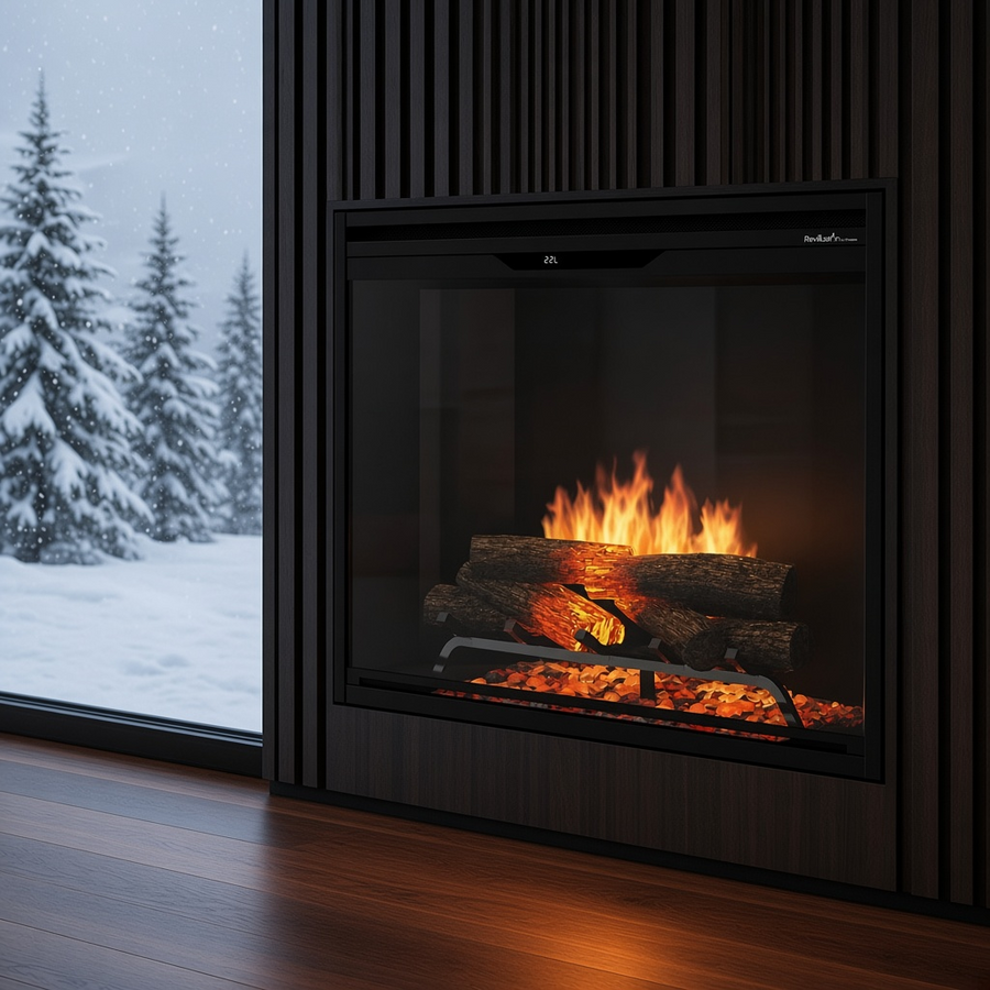 Dimplex Revillusion 36" Portrait Electric Firebox with Vertical Flame Display
