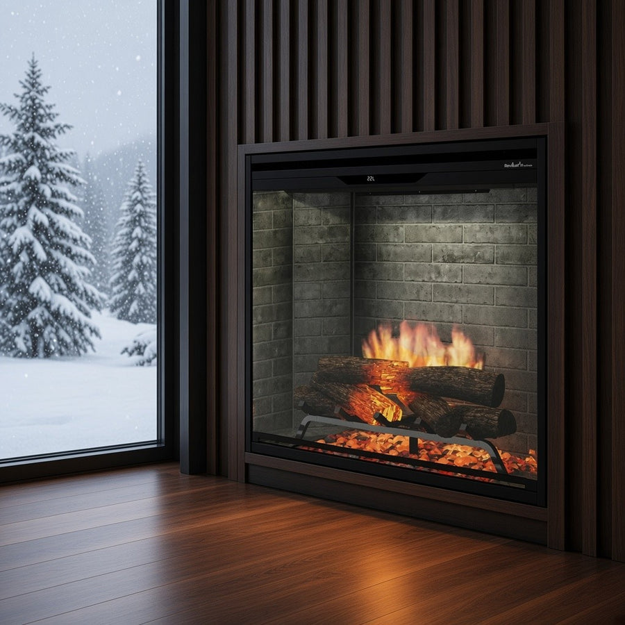 Dimplex Revillusion 36" Portrait Electric Firebox with Vertical Flame Display
