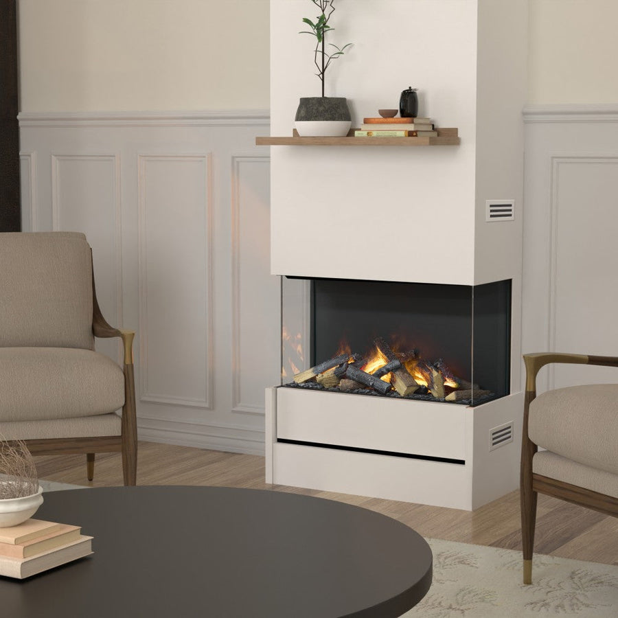 Dimplex Opti-Myst Aura 30-Inch 3-Sided Vapor Fireplace (3STEP-RGB-AM)