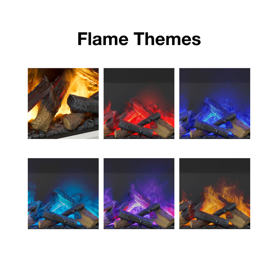 Dimplex Opti-Myst Aura 30-Inch 3-Sided Vapor Fireplace (3STEP-RGB-AM)
