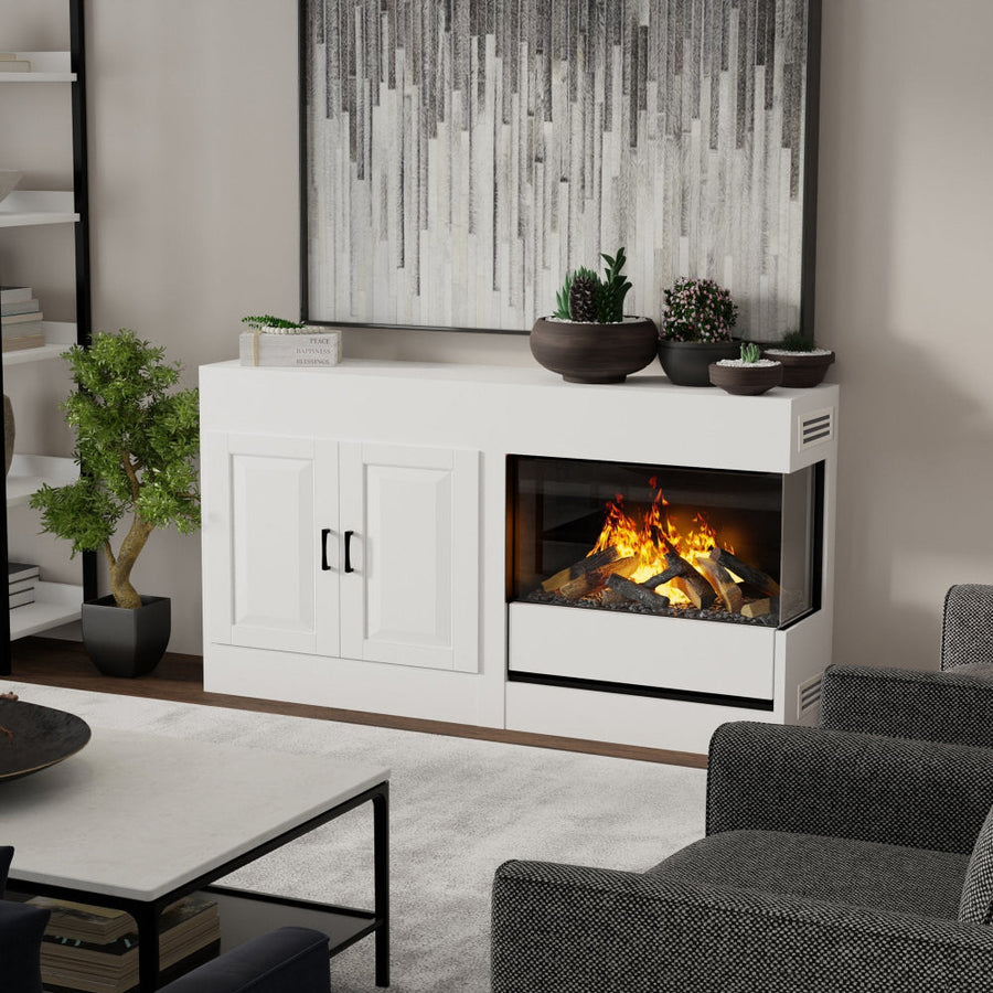 Dimplex Opti-Myst Aura 30-Inch 3-Sided Vapor Fireplace (3STEP-RGB-AM)