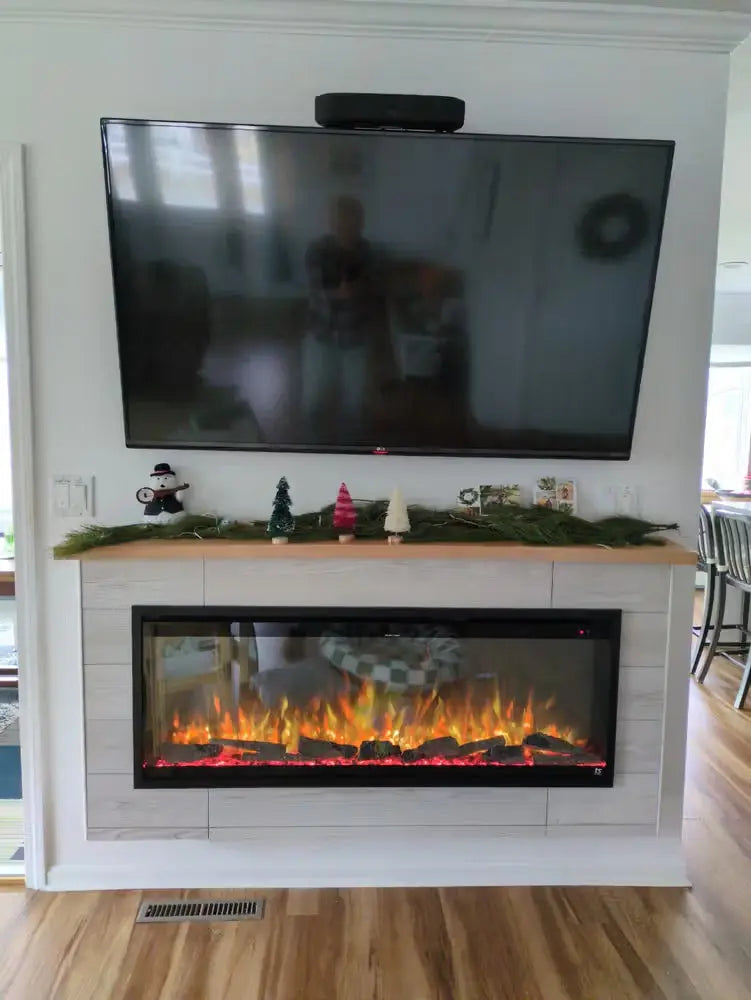 Touchstone Sideline Elite Pro Built-In/Wall Mounted Electric Fireplace