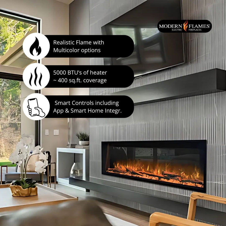 Modern Flames Landscape Pro Slim Built-In Electric Fireplace