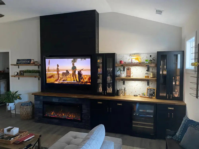Touchstone Sideline Elite Pro Built-In/Wall Mounted Electric Fireplace