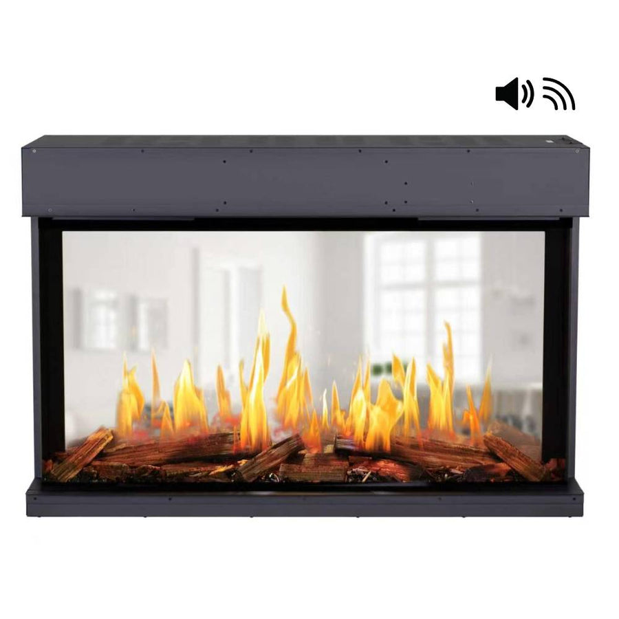 Modern Flames Nova Clear 48-Inch Built-In See-Through Electric Fireplace