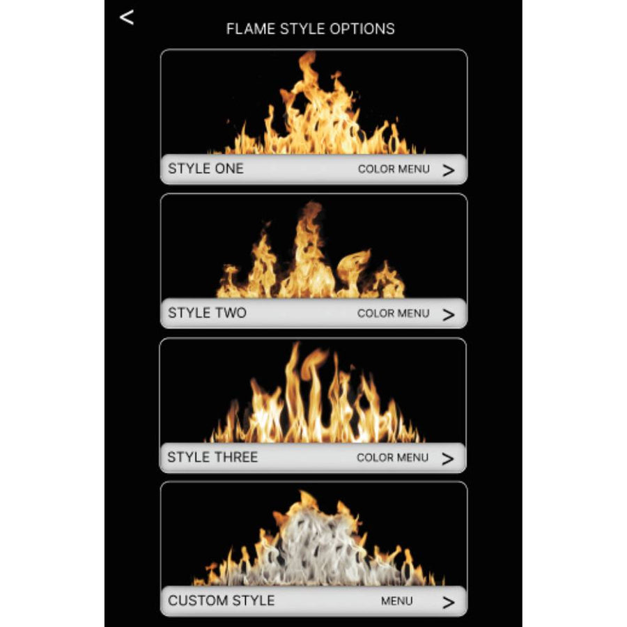 Modern Flames Nova Clear 48-Inch Built-In See-Through Electric Fireplace