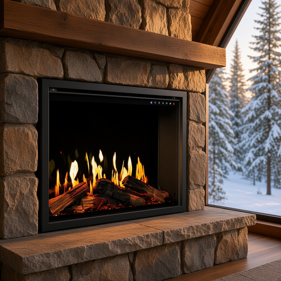 Modern Flames Orion Traditional Electric Fireplace with App Scheduling