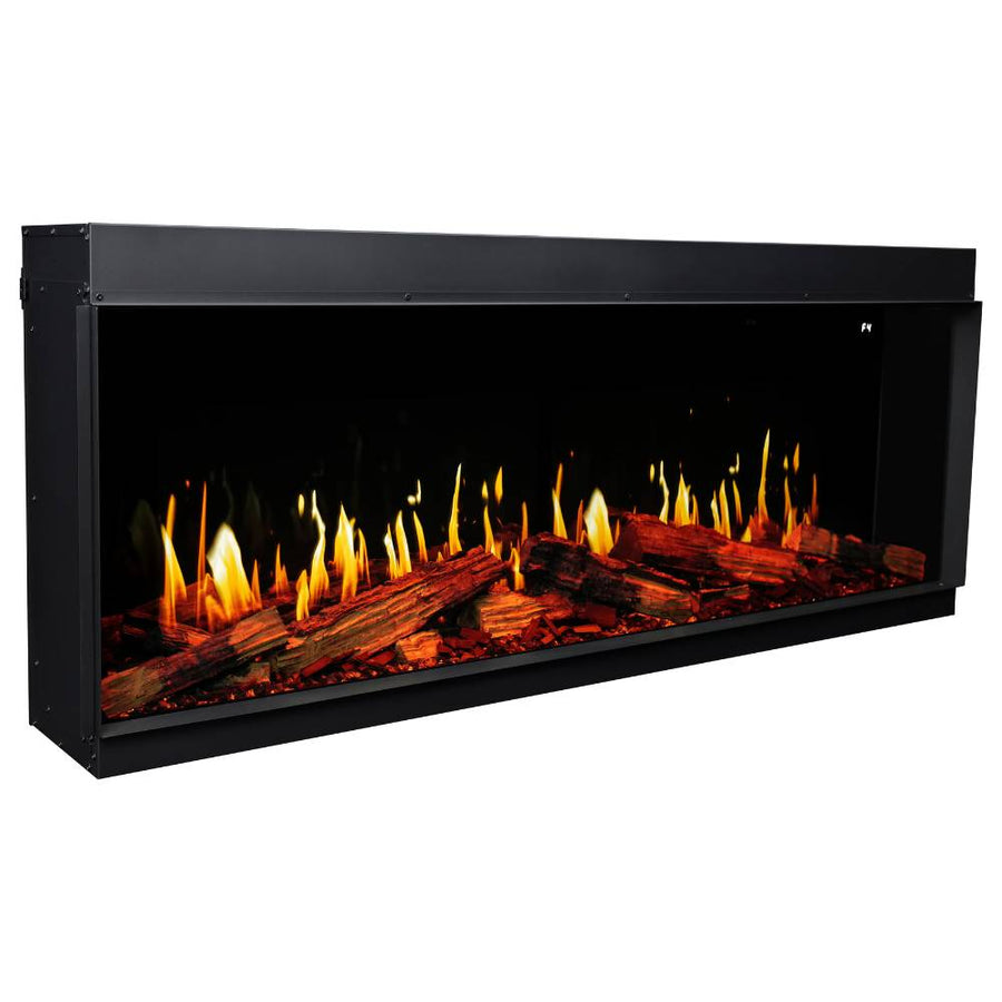 Modern Flames Orion V2 with Orange Flame Angled