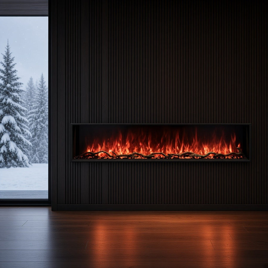Modern Flames Landscape Pro Slim Electric Fireplace with 6-Inch Depth
