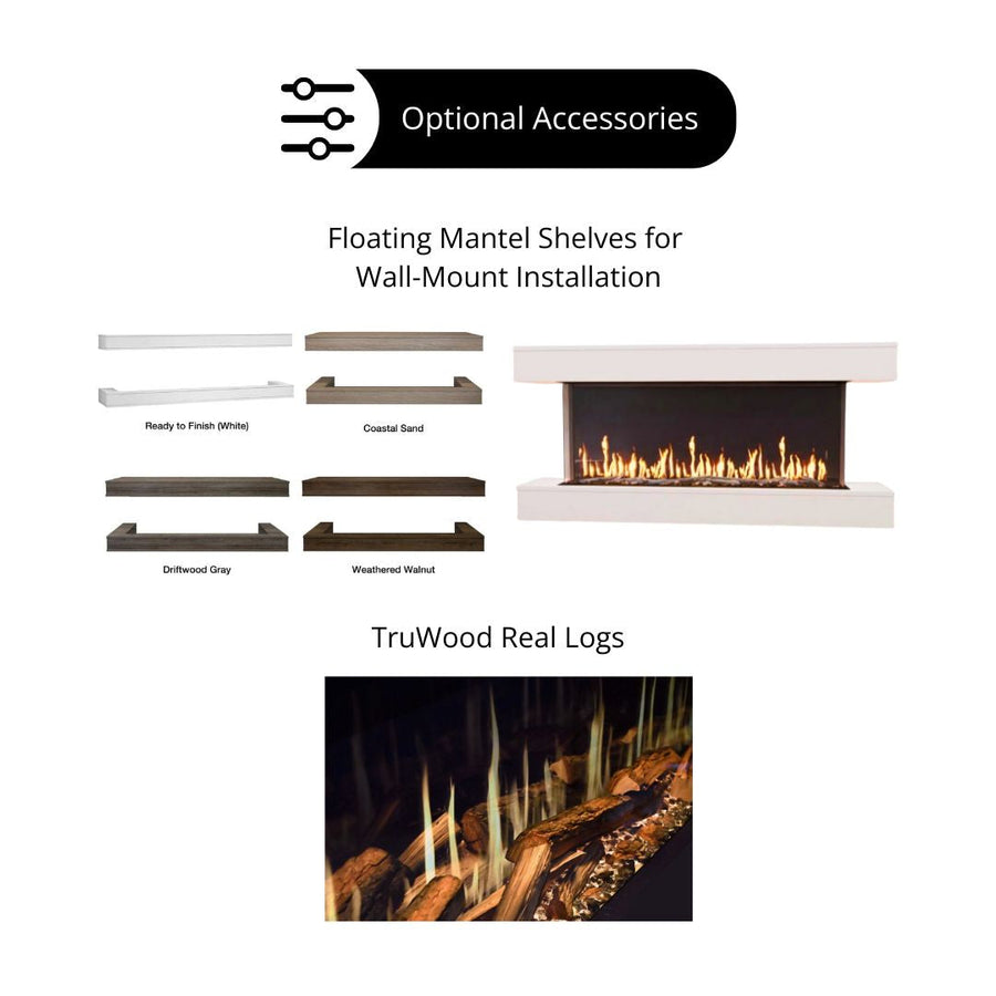 Modern Flames Orion Multi Series 3-Sided Smart Electric Fireplace