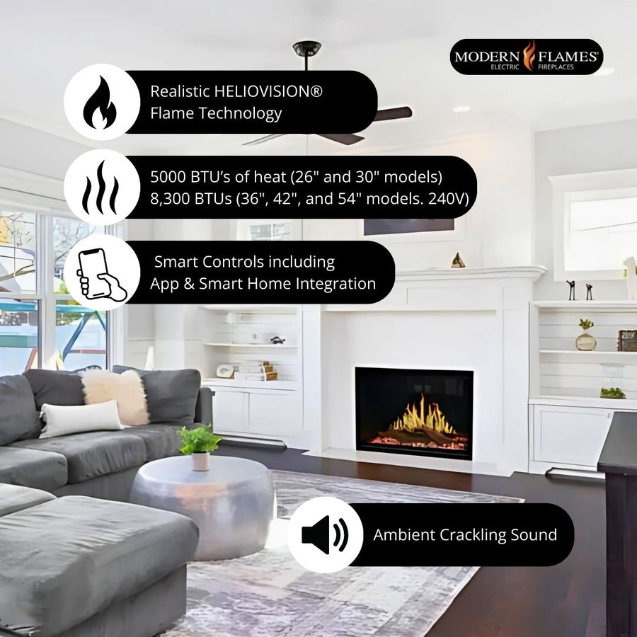 Modern Flames Orion Traditional Series Built-In Insert Electric Fireplace