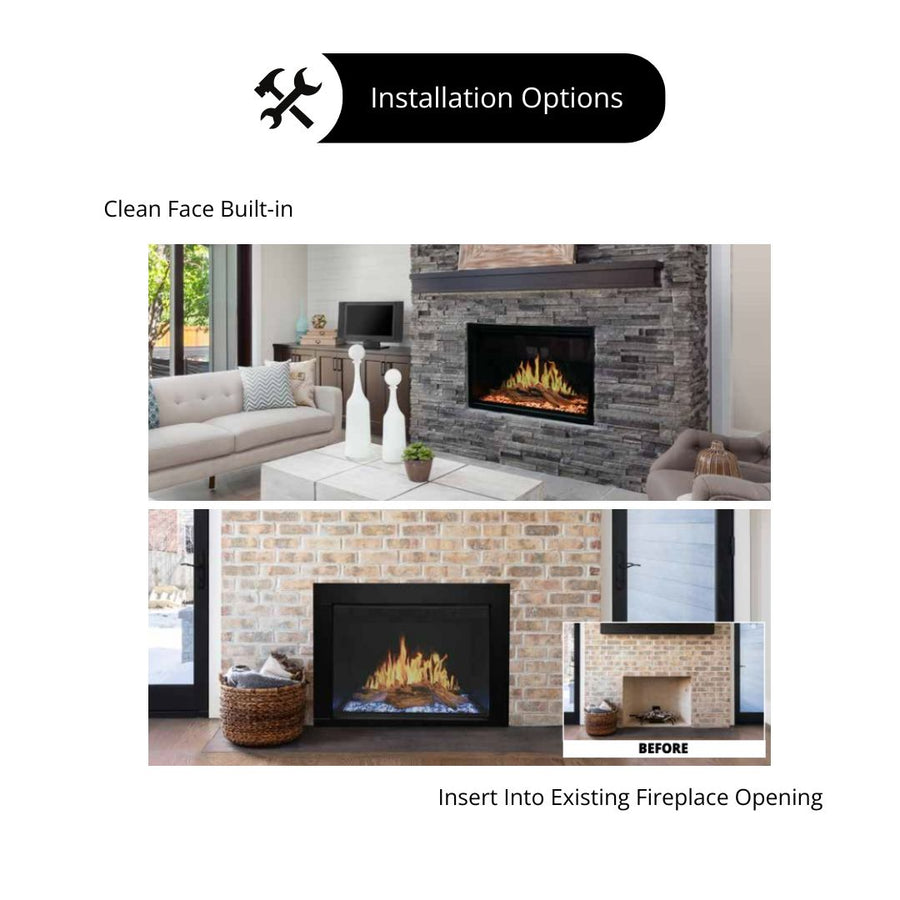 Modern Flames Orion Traditional Series Built-In Insert Electric Fireplace
