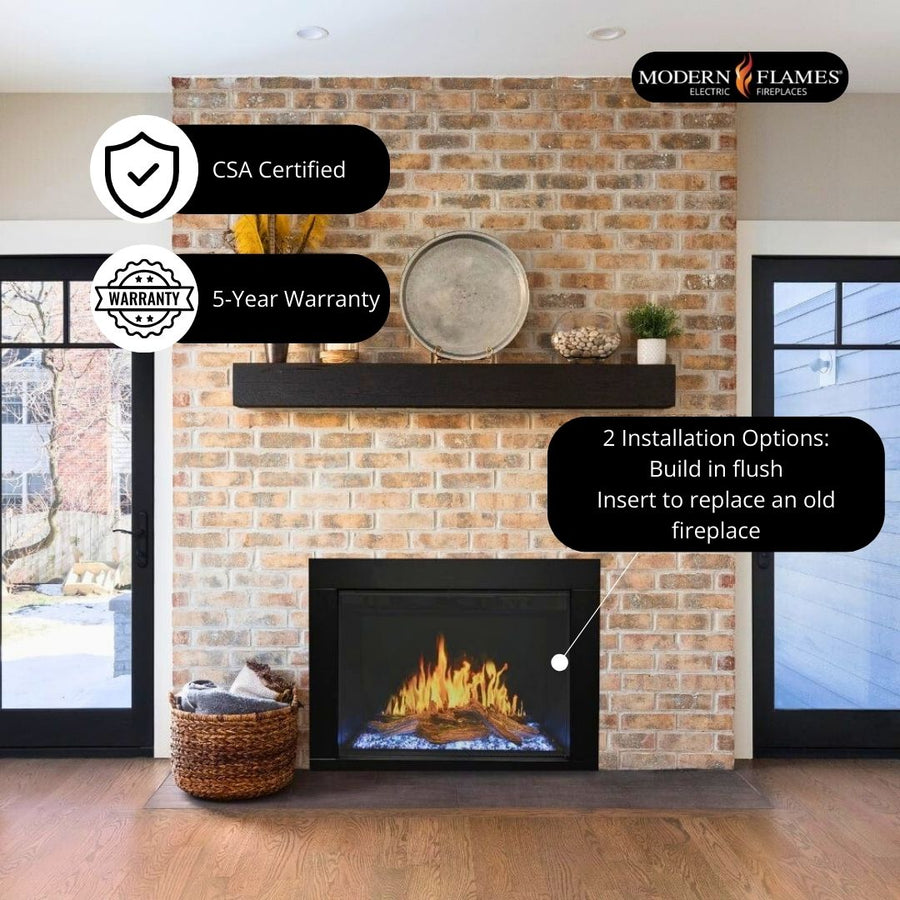 Modern Flames Orion Traditional Series Built-In Insert Electric Fireplace