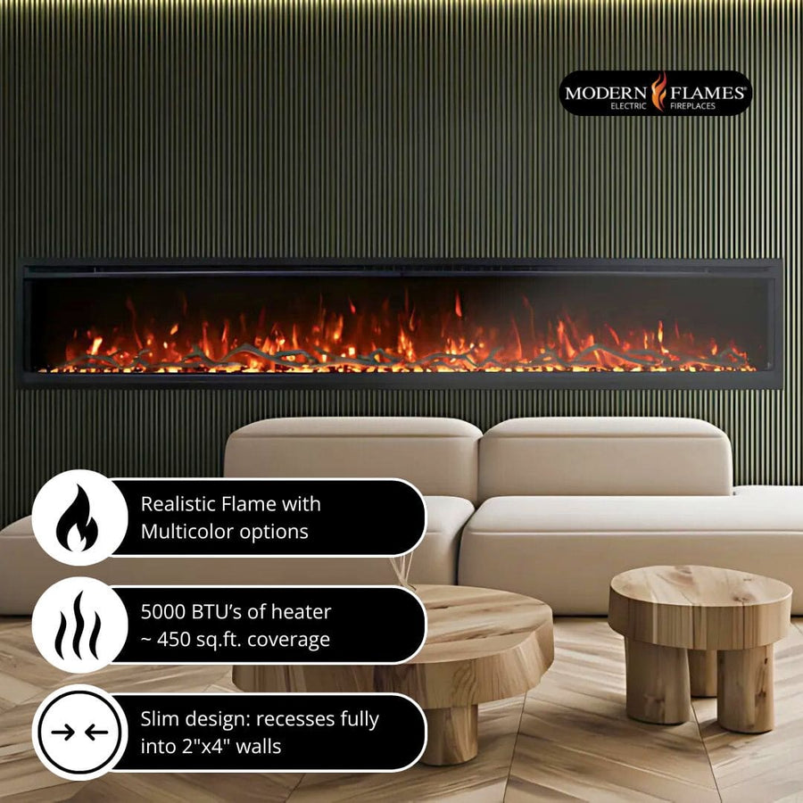 Modern Flames Spectrum Slimline Built-In Electric Fireplace