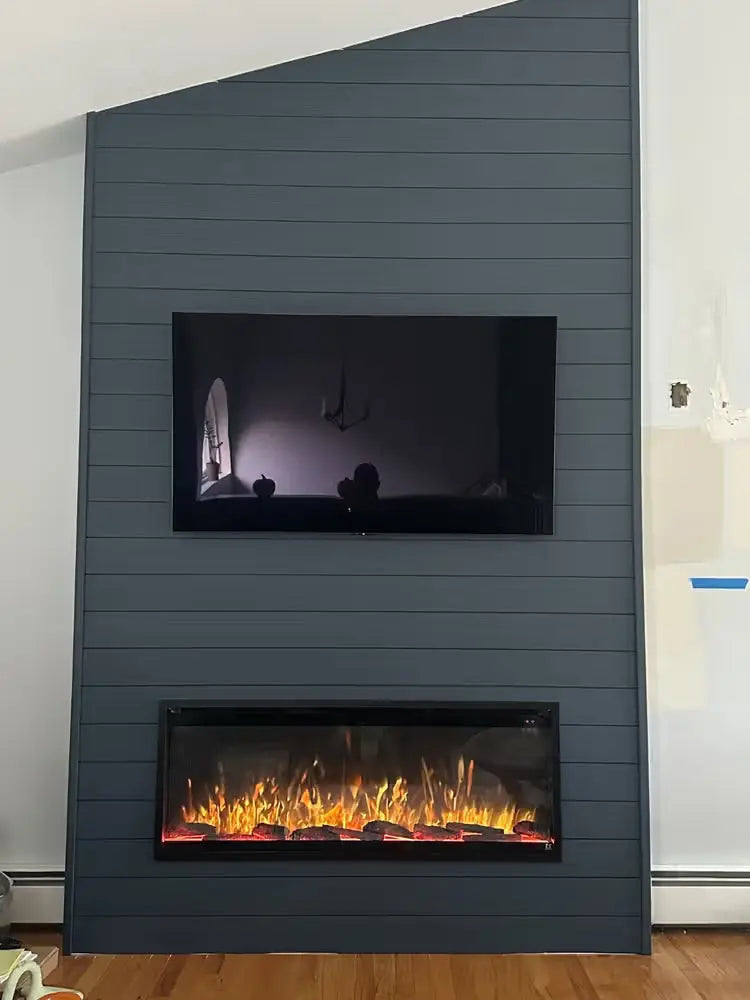 Touchstone Sideline Elite Pro Built-In/Wall Mounted Electric Fireplace