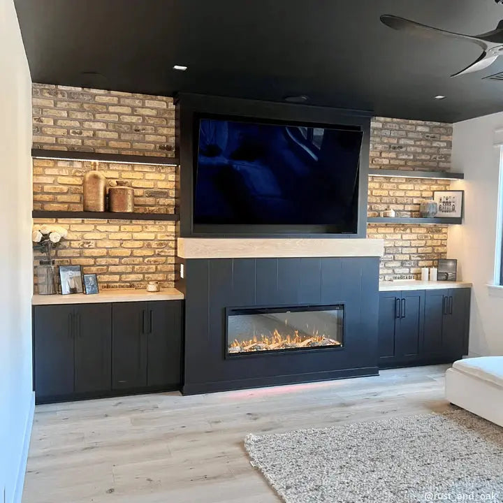 Touchstone Sideline Elite Pro Built-In/Wall Mounted Electric Fireplace