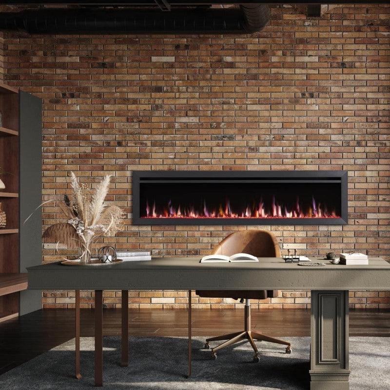 Simplifire Allusion Slim Fully Recessed/Wall-Mounted Electric Fireplace