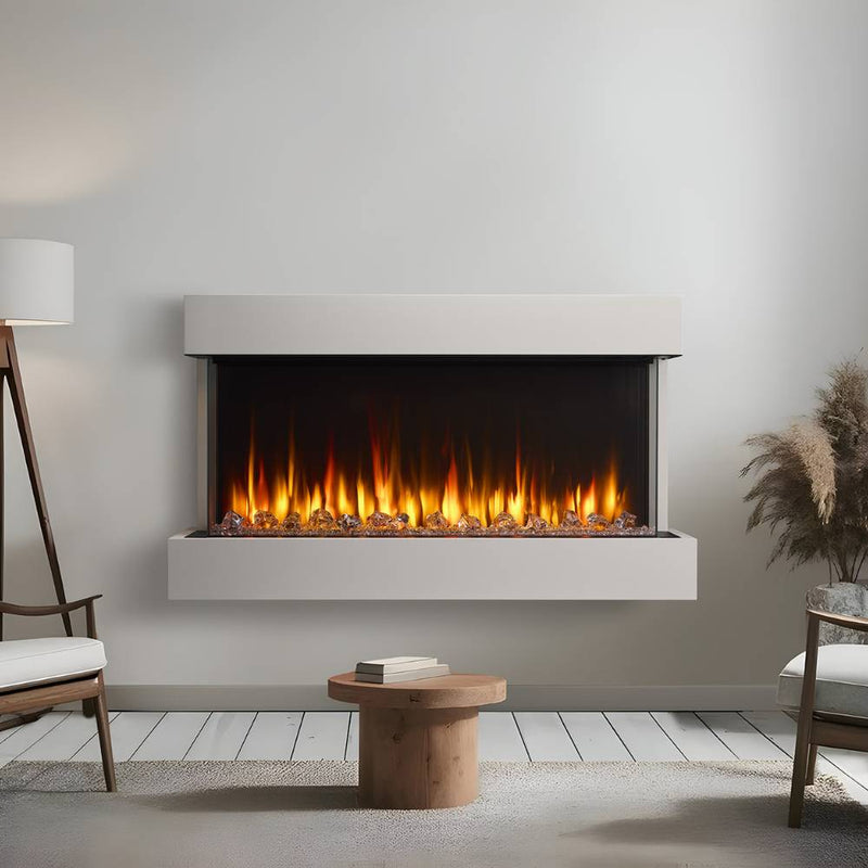 Simplifire Triton 3-Sided Built-in Smart Electric Fireplace
