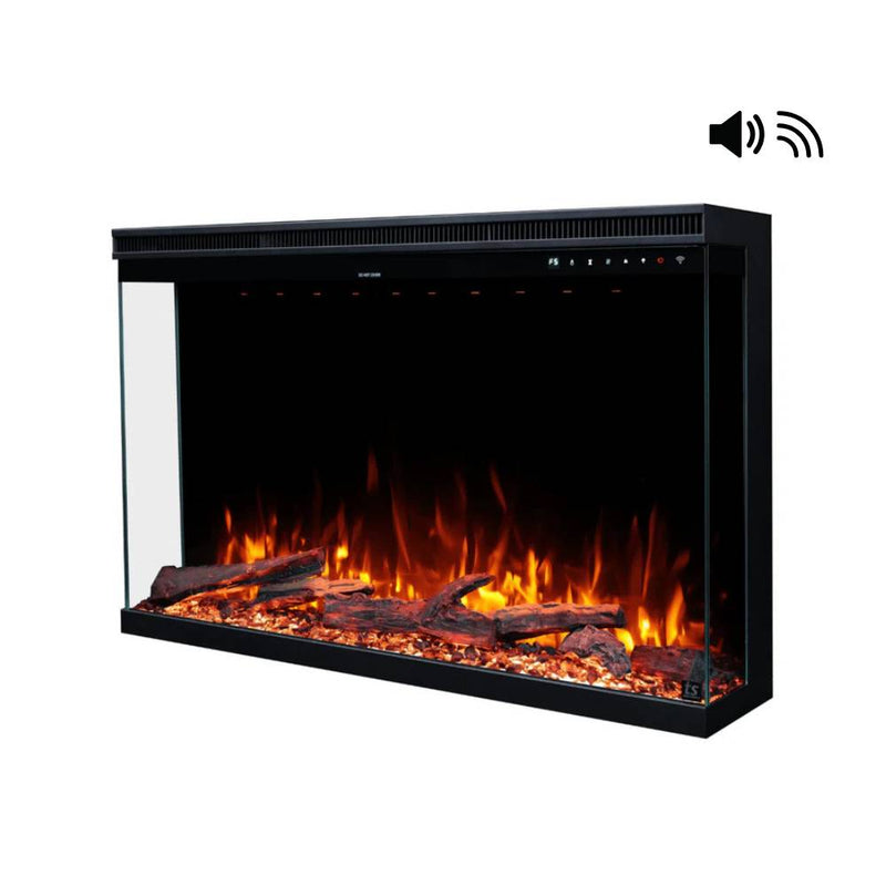 Touchstone Forte Infinity Pro 40-Inch 3-Sided Smart Electric Fireplace (#80064)