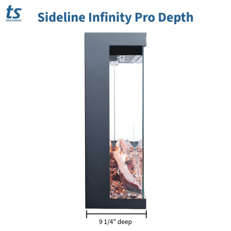 Touchstone Sideline Infinity PRO Recessed / Wall Mounted Electric Fireplace