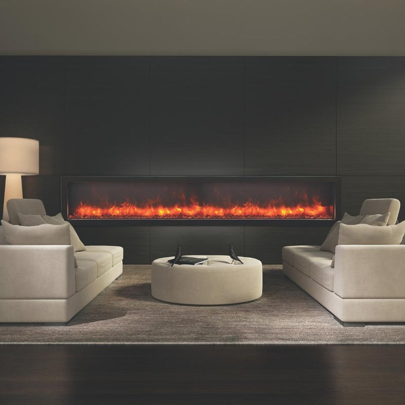 Amantii Panorama DEEP 88-Inch Built-in Indoor/Outdoor Smart Electric Fireplace (BI-88-DEEP)