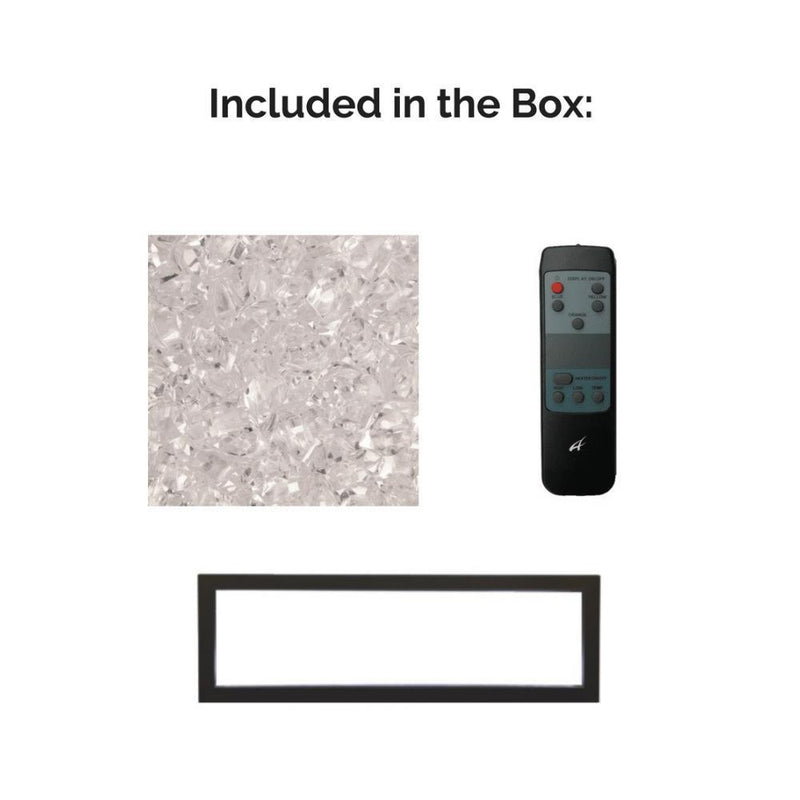 Amantii Panorama XS 30-Inch Built-in Indoor /Outdoor Smart Electric Fireplace (BI‐30‐XTRASLIM)