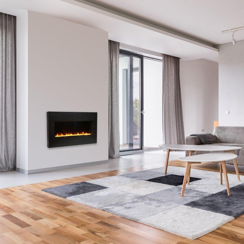Amantii Panorama XS 40-Inch Built-in Indoor /Outdoor Smart Electric Fireplace (BI‐40‐XTRASLIM)