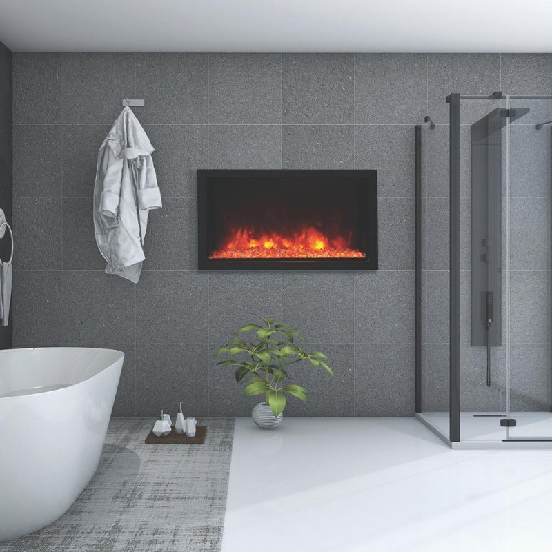 Amantii Panorama XT 40-Inch Indoor /Outdoor Smart Electric Fireplace (BI-40-DEEP-XT)