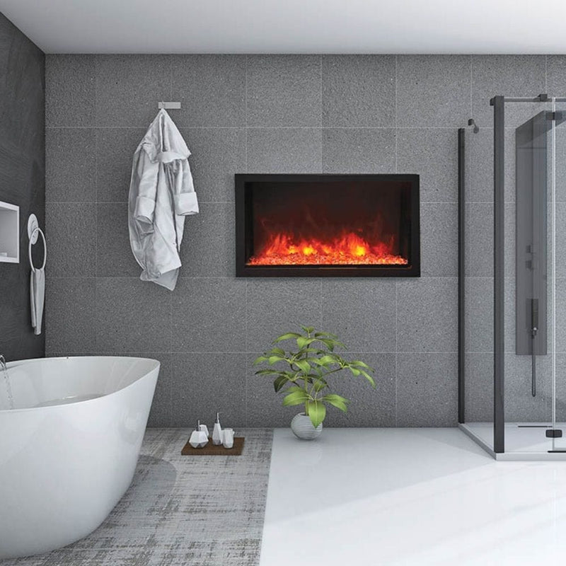 Amantii Panorama DEEP Lumina 40-Inch Built-in Indoor/Outdoor Smart Electric Fireplace (BI-40-DEEP-OD-LUMINA)