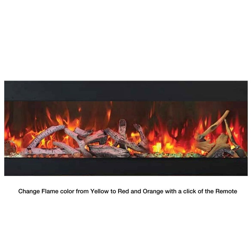 Amantii Panorama DEEP 60-Inch Built-in Indoor/Outdoor Smart Electric Fireplace (BI-60-DEEP)