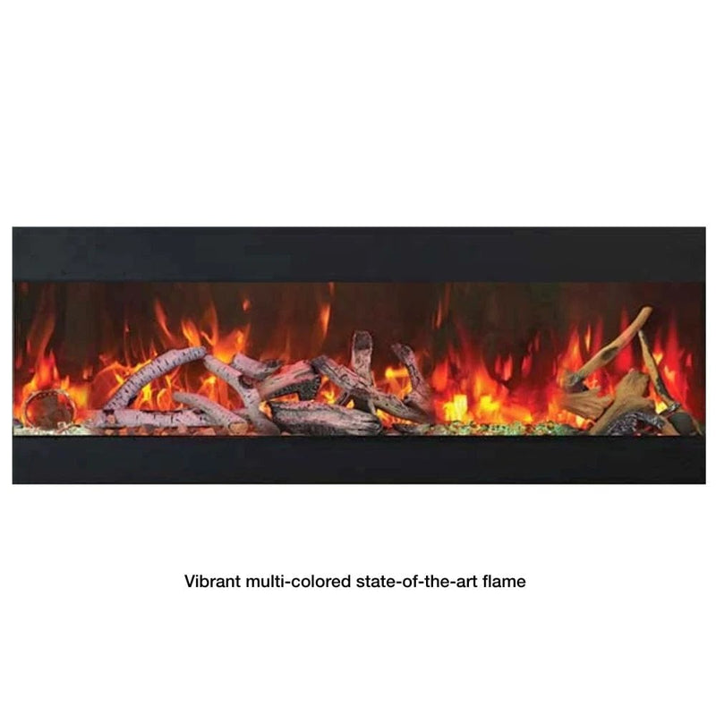 Amantii Panorama XT 40-Inch Indoor /Outdoor Smart Electric Fireplace (BI-40-DEEP-XT)