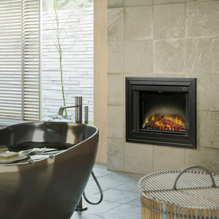 Dimplex 33" Deluxe Electric Firebox with Hand-Painted Log Set