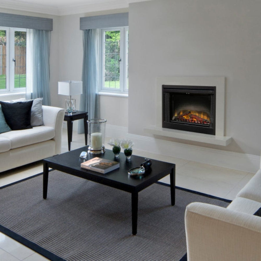 Dimplex 33" Deluxe Electric Firebox with Hand-Painted Log Set