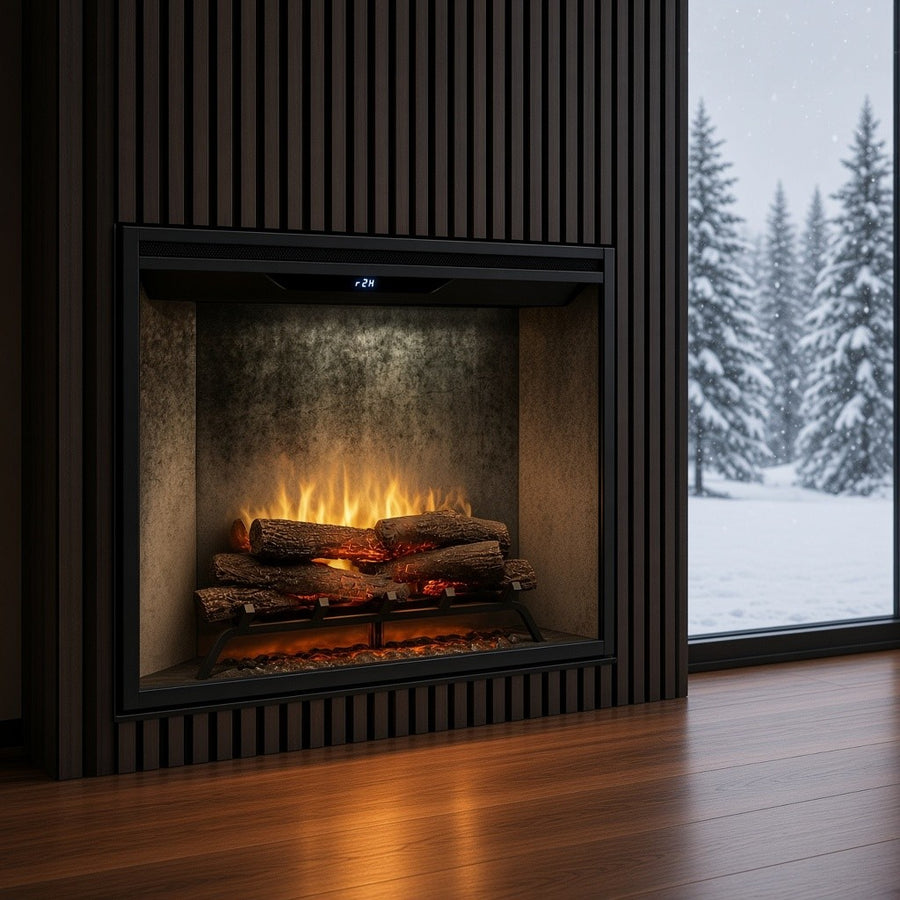 Dimplex Revillusion 36" Portrait Electric Firebox with Vertical Flame Display