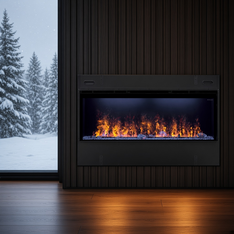 Dimplex Opti-Myst Linear Water Vapor Fireplace with Adjustable Flame Width