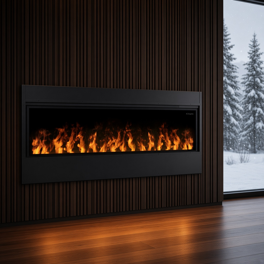 Dimplex Opti-Myst Linear Water Vapor Fireplace with Adjustable Flame Width