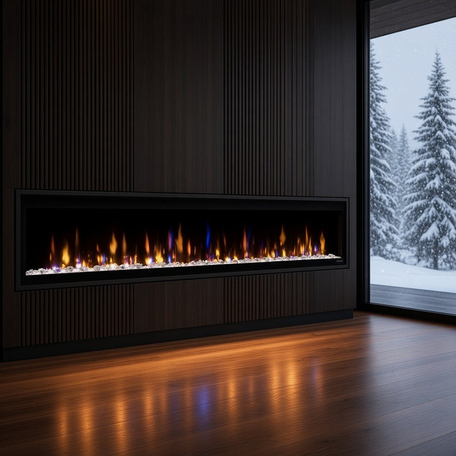 Dimplex Ignite Evolve Linear Electric Fireplace with Multicolor Flame
