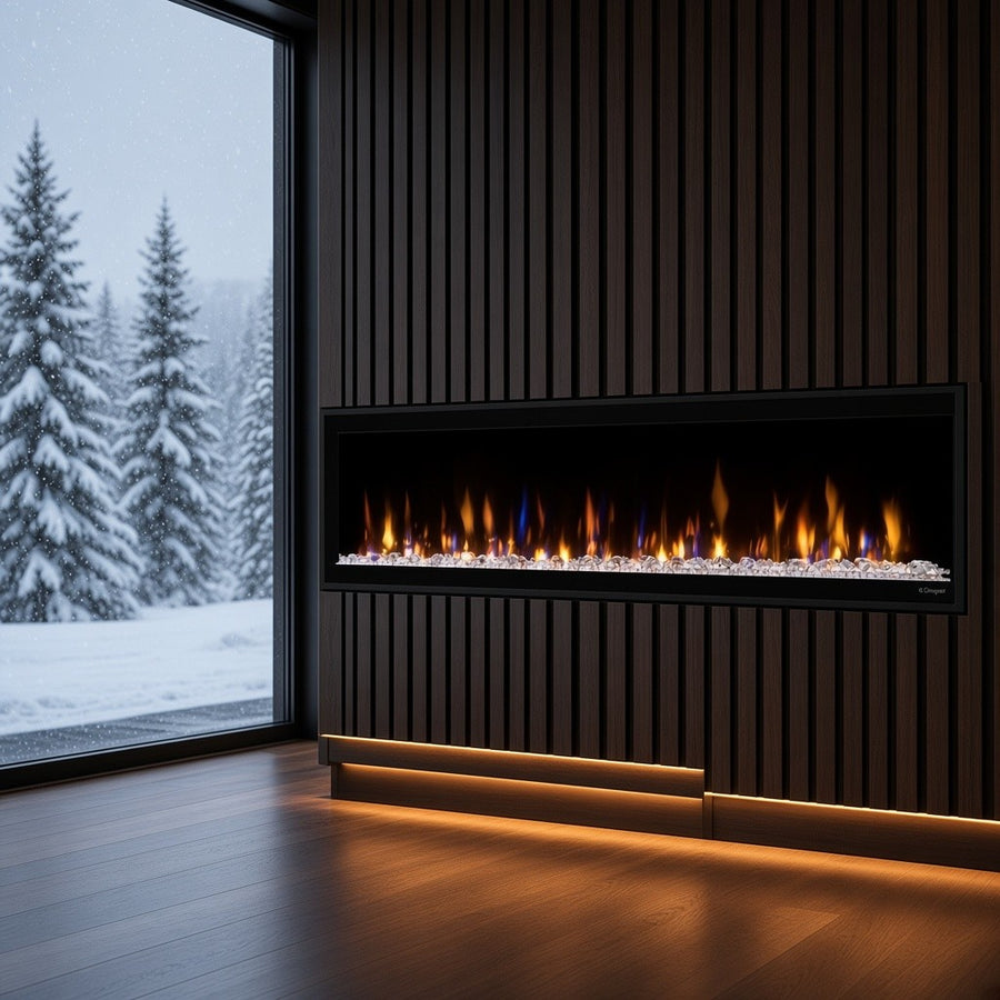 Dimplex Ignite Evolve Linear Electric Fireplace with Multicolor Flame