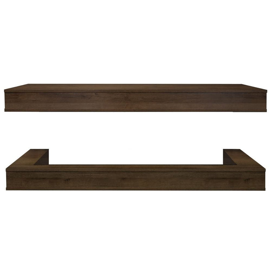 Modern Flames Weathered Walnut Cabinet for Orion Multi Fireplace