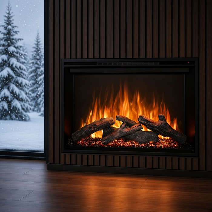 Modern Flames Redstone 54" Electric Fireplace Insert with Ember Bed Lighting