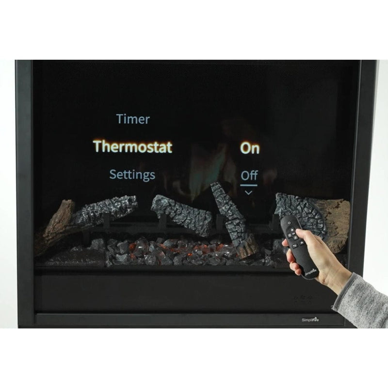 Simplifire Inception 36-Inch Traditional Built-In Electric Fireplace (SF-INC36)