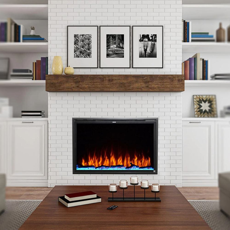 Touchstone Forte Elite 40-Inch Recessed/Wall Mounted Smart Electric Fireplace (#80052)