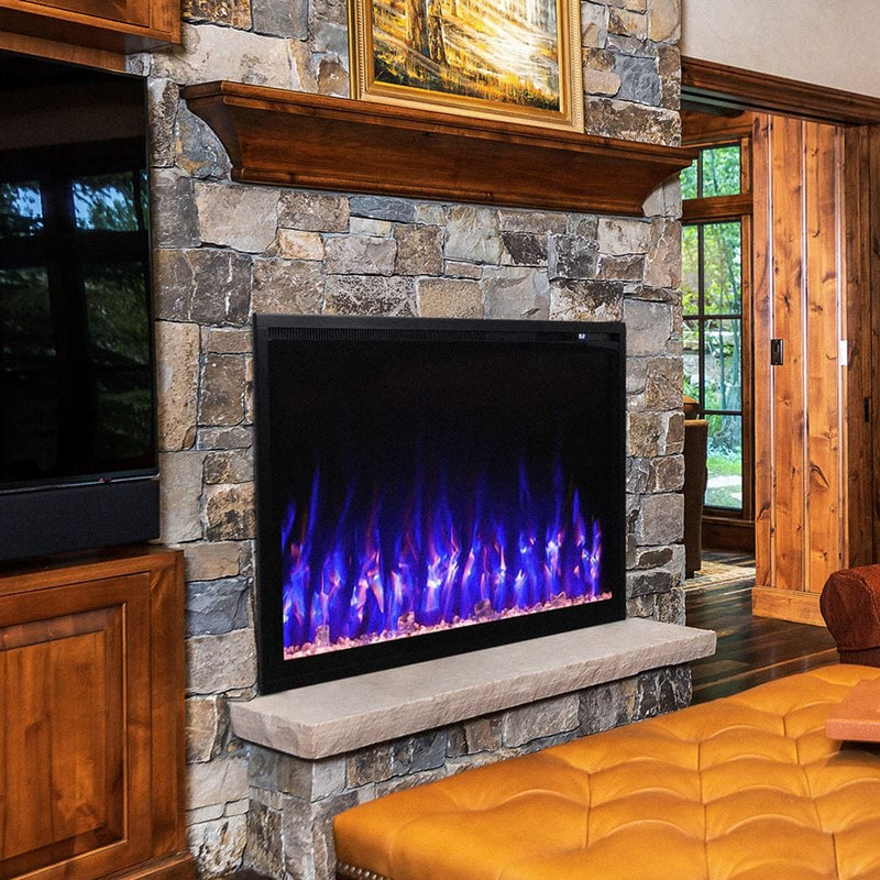 Touchstone Forte Elite 40-Inch Recessed/Wall Mounted Smart Electric Fireplace (#80052)