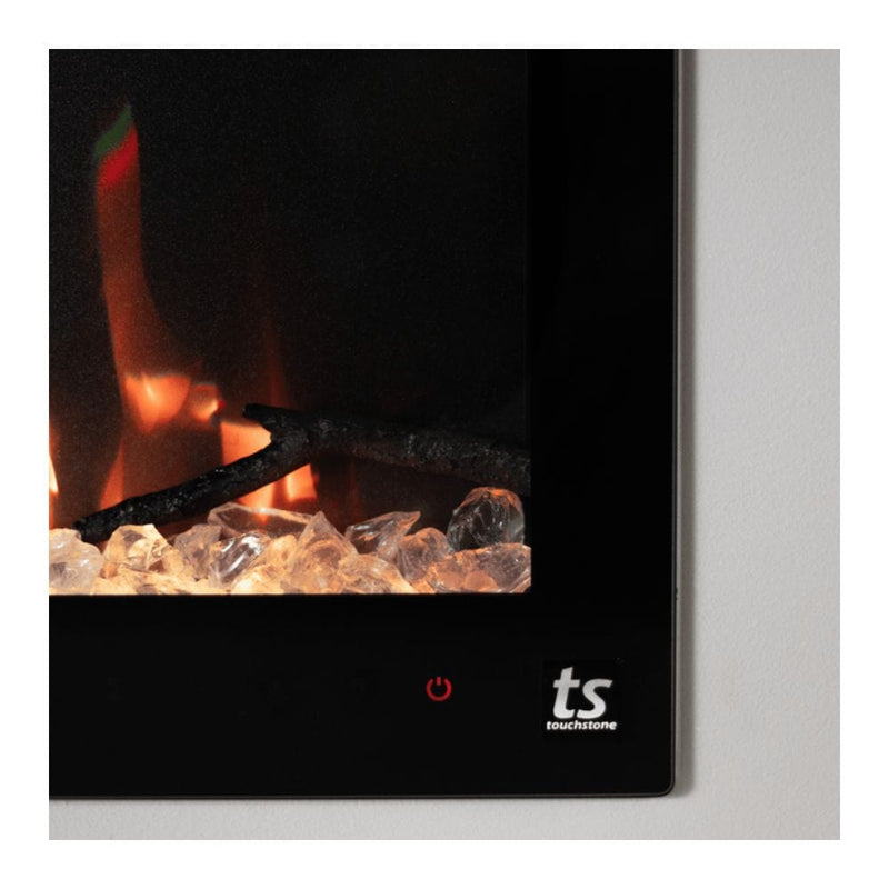 Touchstone Fury Series Slim Recessed Smart Electric Fireplace