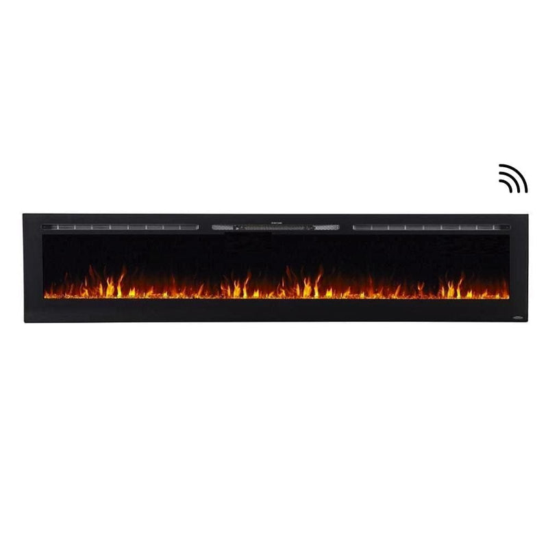 Touchstone Sideline 100-Inch Recessed Smart Electric Fireplace (#80032)