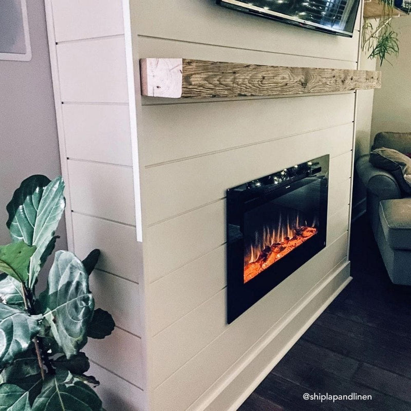 Touchstone Sideline 40-Inch Recessed Smart Electric Fireplace (#80027)