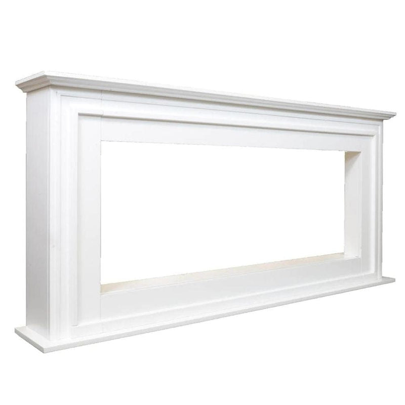Touchstone Sideline Elite 50-Inch Freestanding Electric Fireplace with White Mantel (#90001-80036)