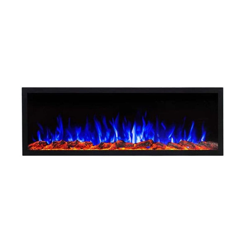 Touchstone Sideline Elite Outdoor 60-Inch Recessed/Wall Mounted Smart Electric Fireplace, No Heat (80049)